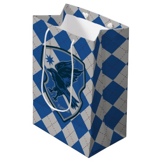 Harry Potter | Ravenclaw House Pride Wappen Mittlere Geschenktüte (Vorderseite Schrägansicht)