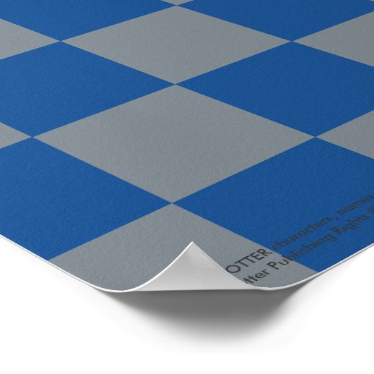 Harry Potter | Ravenclaw House Pride Wappen Poster (Ecke)