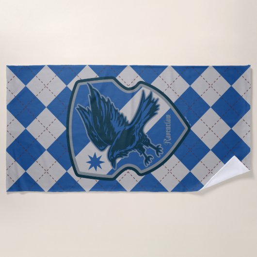 Harry Potter | Ravenclaw House Pride Wappen Strandtuch (Vorderseite)
