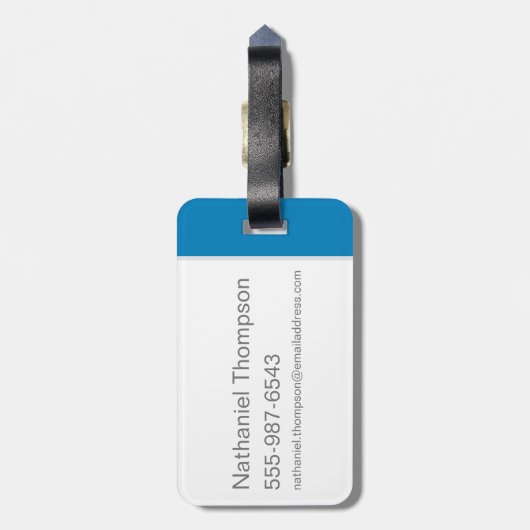 Harry Potter | RAVENCLAW™ House Sigil Gepäckanhänger (Rückseite vertikal)