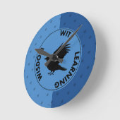 Harry Potter | RAVENCLAW™ House Traits Graphic Runde Wanduhr (Winkel)