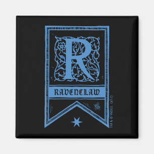 Harry Potter   Ravenclaw-Monogrammbanner Magnet