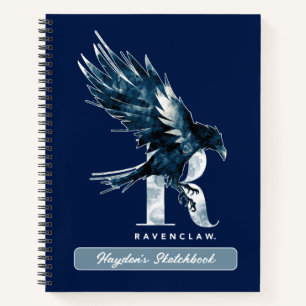 Harry Potter   RAVENCLAW™ Raven Watercolor Gezeich Notizblock