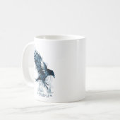 Harry Potter | RAVENCLAW™ Raven Watercolor Kaffeetasse (Vorderseite Links)