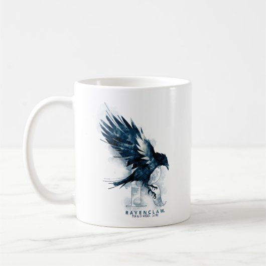 Harry Potter | RAVENCLAW™ Raven Watercolor Kaffeetasse (Links)