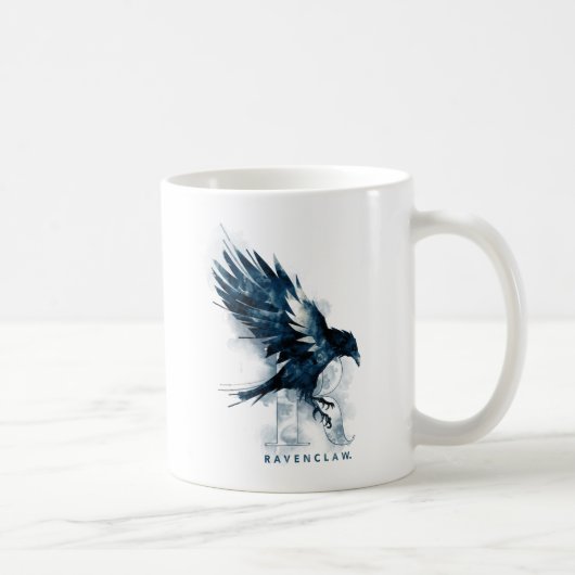 Harry Potter | RAVENCLAW™ Raven Watercolor Kaffeetasse (Rechts)
