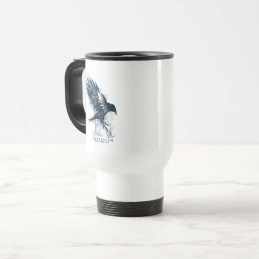 Harry Potter | RAVENCLAW™ Raven Watercolor Reisebecher (Vorderseite Links)