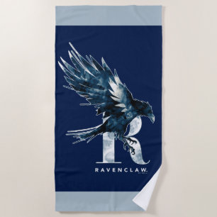 Harry Potter RAVENCLAW™ Raven Watercolor Strandtuch