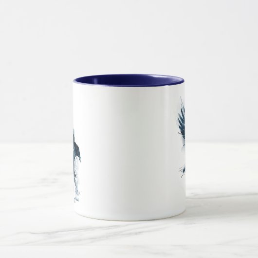 Harry Potter | RAVENCLAW™ Raven Watercolor Tasse (Zentrum)