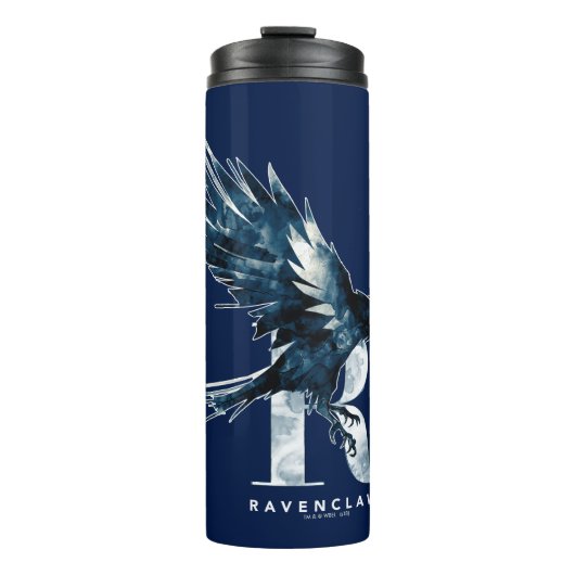 Harry Potter | RAVENCLAW™ Raven Watercolor Thermosbecher (Vorderseite)