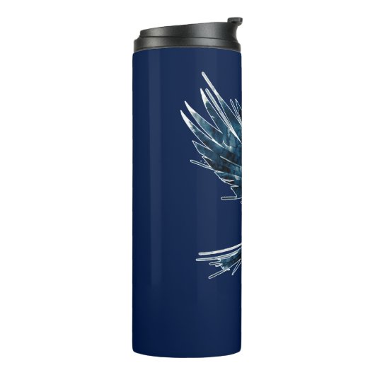 Harry Potter | RAVENCLAW™ Raven Watercolor Thermosbecher (Nach links gedreht)