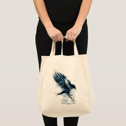 Harry Potter | RAVENCLAW™ Raven Watercolor Tragetasche (Vorderseite (Produkt))