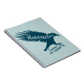 Harry Potter | RAVENCLAW™ Silhouette Typografie Notizblock (Rechte Seite)