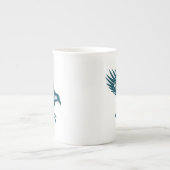 Harry Potter | RAVENCLAW™ Silhouette Typografie Porzellantasse (Vorderseite)