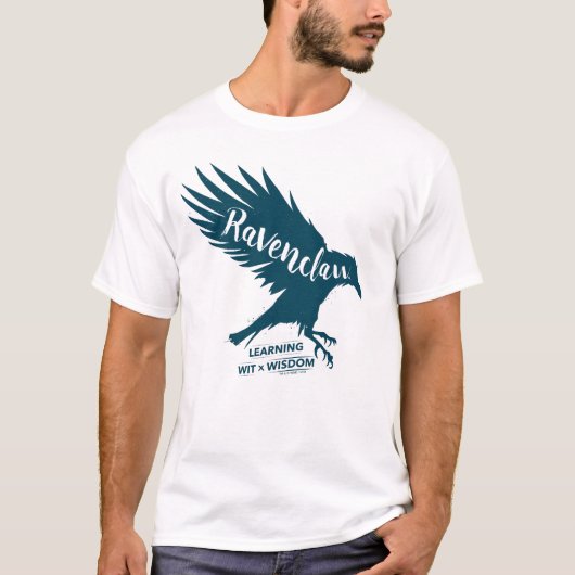 Harry Potter | RAVENCLAW™ Silhouette Typografie T-Shirt (Vorderseite)