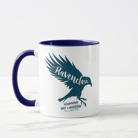 Harry Potter | RAVENCLAW™ Silhouette Typografie Tasse (Links)