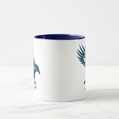 Harry Potter | RAVENCLAW™ Silhouette Typografie Tasse (Zentrum)