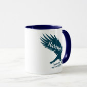 Harry Potter | RAVENCLAW™ Silhouette Typografie Tasse (VorderseiteRechts)
