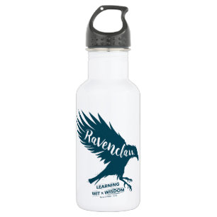 Harry Potter   RAVENCLAW™ Silhouetten-Typografie Edelstahlflasche