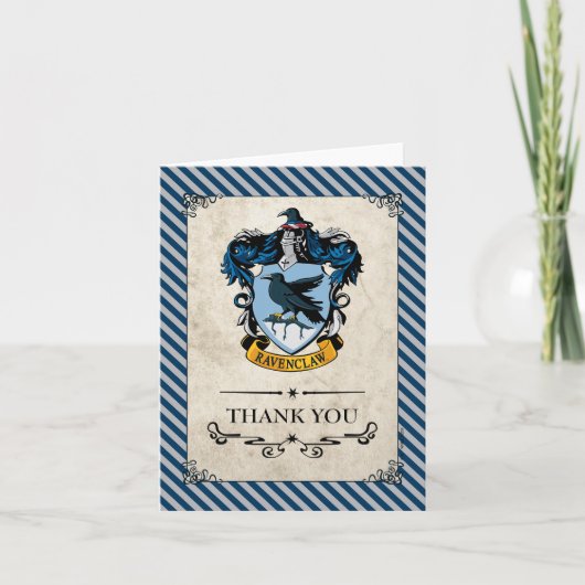 Harry Potter | Ravenclaw Vielen Dank Dankeskarte (Vorderseite)