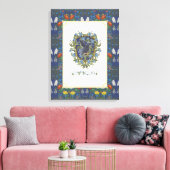 HARRY POTTER™ | RAVENCLAW™ Wappen Leinwanddruck (Insitu (Wohnzimmer))