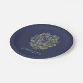 HARRY POTTER™ | RAVENCLAW™ Wappen Pappteller (Schrägansicht)