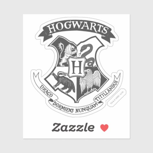 Harry Potter | Retro Hogwarts Crest Aufkleber (Blatt)