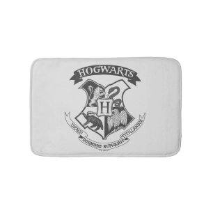 Harry Potter   Retro Hogwarts Crest Badematte