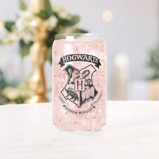 Harry Potter | Retro Hogwarts Crest Dosenglas (Insitu (Hochzeit))