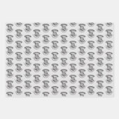 Harry Potter | Retro Hogwarts Crest Geschenkpapier Set (Vorderseite 2)