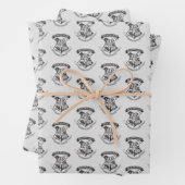 Harry Potter | Retro Hogwarts Crest Geschenkpapier Set (Beispiel)
