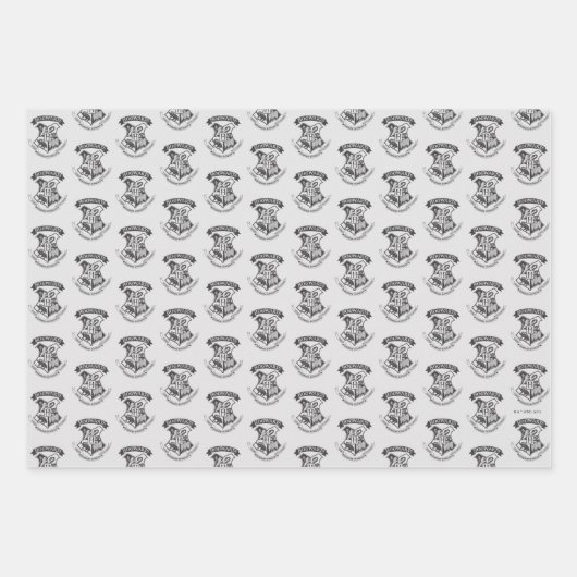 Harry Potter | Retro Hogwarts Crest Geschenkpapier Set (Vorderseite)