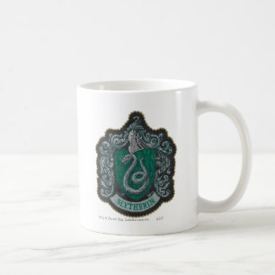 Harry Potter   Retro-mächtiges Slytherin-Wappen Kaffeetasse
