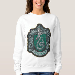 Harry Potter   Retro-mächtiges Slytherin-Wappen Sweatshirt