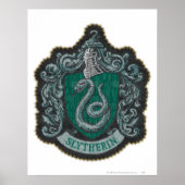 Harry Potter | Retro Mighty Slytherin Crest Poster (Vorne)