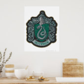 Harry Potter | Retro Mighty Slytherin Crest Poster (Küche)