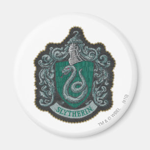 Harry Potter   Retro Mighty Slytherin Wappen Magnet