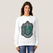 Harry Potter | Retro Mighty Slytherin Wappen Sweatshirt (Vorne ganz)