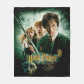 Harry Potter Ron Hermine Dobby Gruppenbild Fleecedecke (Vorderseite)