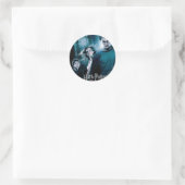 Harry Potter Ron Hermine Im Wald Runder Aufkleber (Tasche)