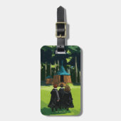 HARRY POTTER™, Ron & Hermione bei Hagrid's Hut Gepäckanhänger (Vorderseite vertikal)
