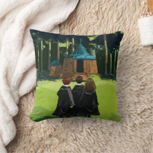 HARRY POTTER™, Ron & Hermione bei Hagrid's Hut Kissen