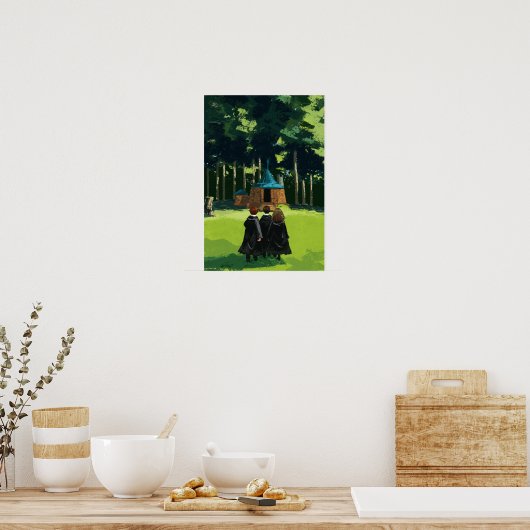 HARRY POTTER™, Ron & Hermione bei Hagrid's Hut Poster (Küche)
