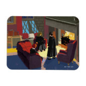 HARRY POTTER™, Ron & Hermione im gemeinsamen Raum Magnet (Horizontal)