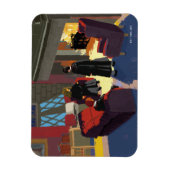 HARRY POTTER™, Ron & Hermione im gemeinsamen Raum Magnet (Vertikal)