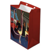 HARRY POTTER™, Ron & Hermione im gemeinsamen Raum Mittlere Geschenktüte (Vorderseite Schrägansicht)