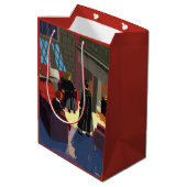 HARRY POTTER™, Ron & Hermione im gemeinsamen Raum Mittlere Geschenktüte (Rückseite Schrägansicht)