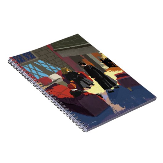 HARRY POTTER™, Ron & Hermione im gemeinsamen Raum Notizblock (Rechte Seite)