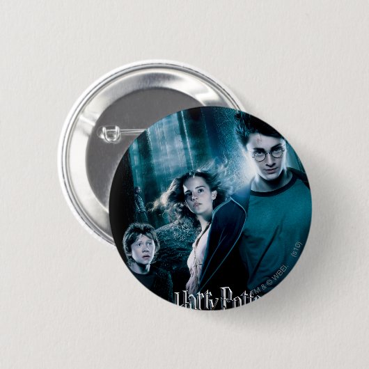 Harry Potter Ron Hermione im Wald Button (Vorne & Hinten)