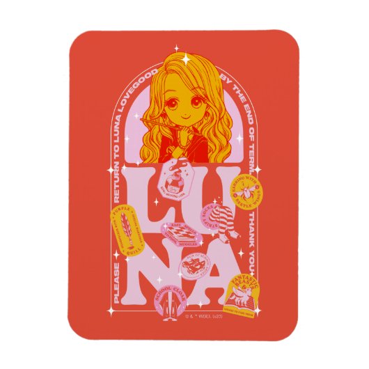 HARRY POTTER™ | Rückkehr nach Luna Lovegood Magnet (Vertikal)